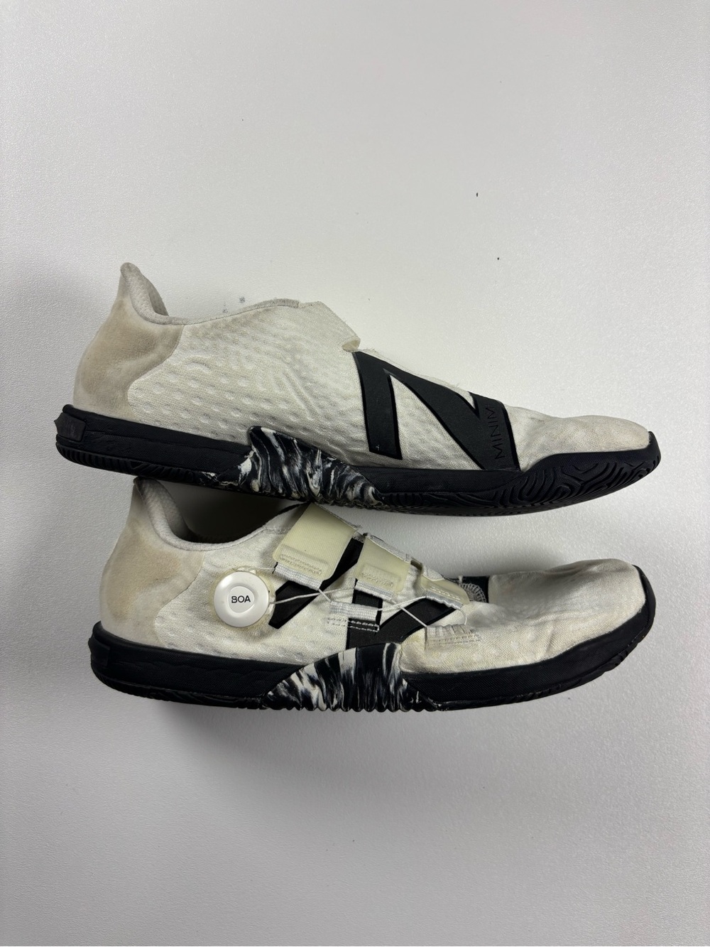 New Balance Minimus TR BOA White and Black Training Shoes - 15